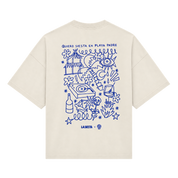 'QUIERO SIESTA EN PLAYA PADRE' TEE CREAM