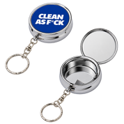 'CLEAN AS F*CK' POCKET ASHTRAY & KEYCHAIN