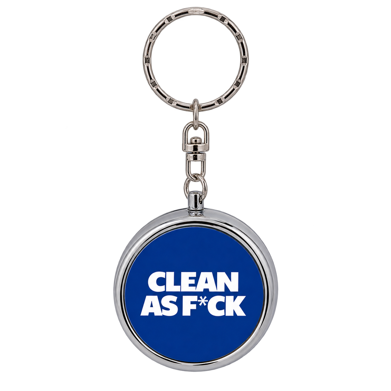'CLEAN AS F*CK' POCKET ASHTRAY & KEYCHAIN