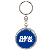 'CLEAN AS F*CK' POCKET ASHTRAY & KEYCHAIN