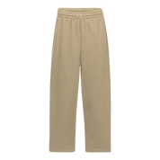 LA SIESTA washed sand cotton sweatpants with straight leg fit, front view